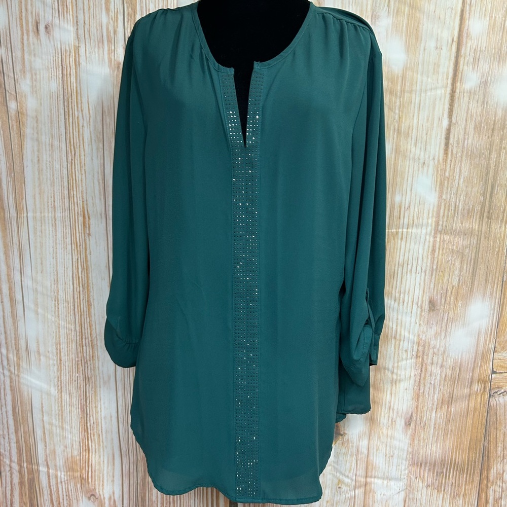 Maurices Embellished Crepe Top